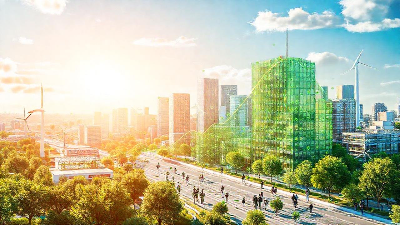 Ciudades modernas prosperan con energía verde