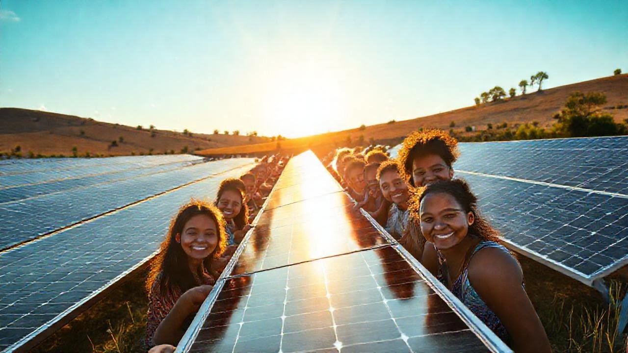 Energía solar comunitaria inspira un futuro brillante