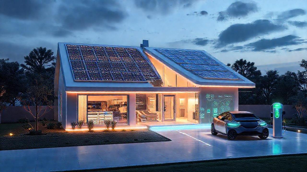 Un hogar futurista, sostenible y tecnológico