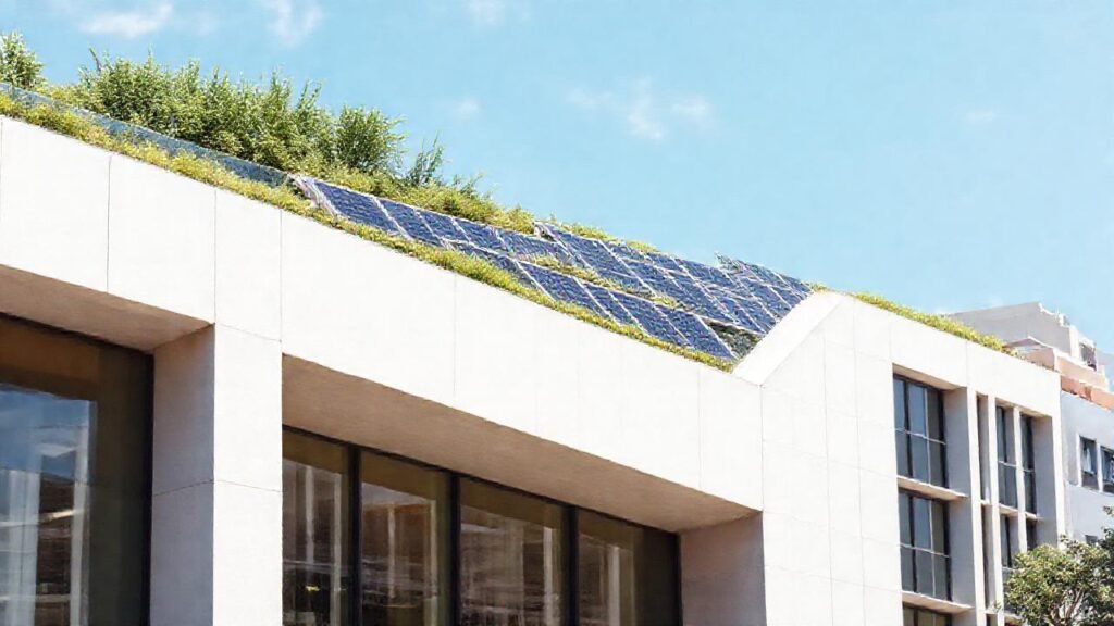 Edificio moderno sostenible