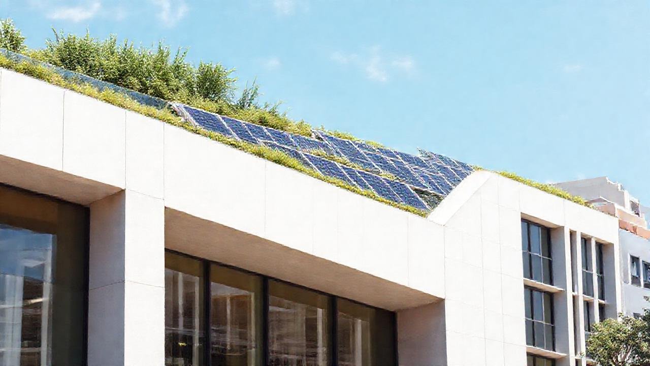 Edificio moderno sostenible