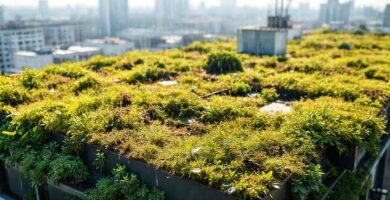 Un techo verde urbano