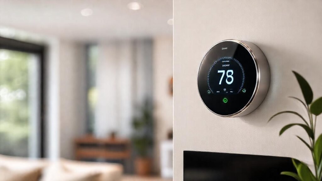 Termostato inteligente: hogar sostenible y conectado