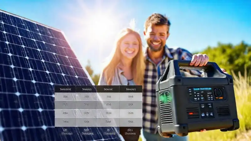 Paneles solares y generadores portátiles son eficientes