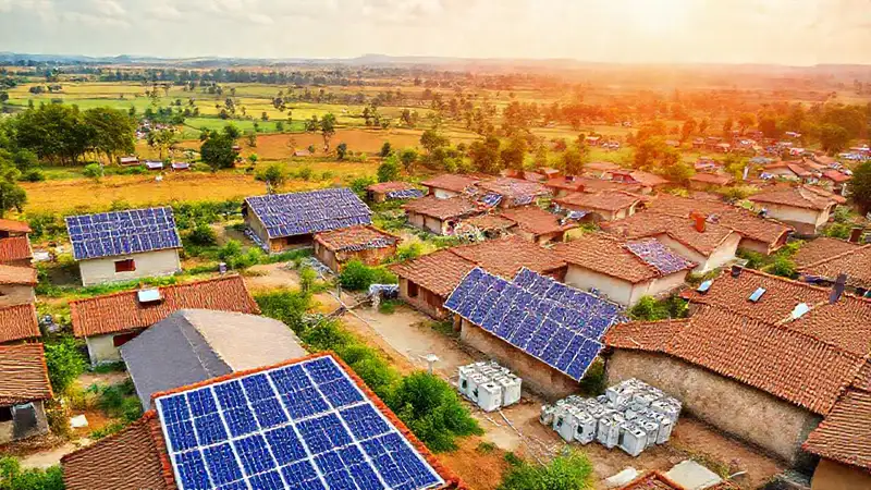 Microred solar rural sostenible y vibrante