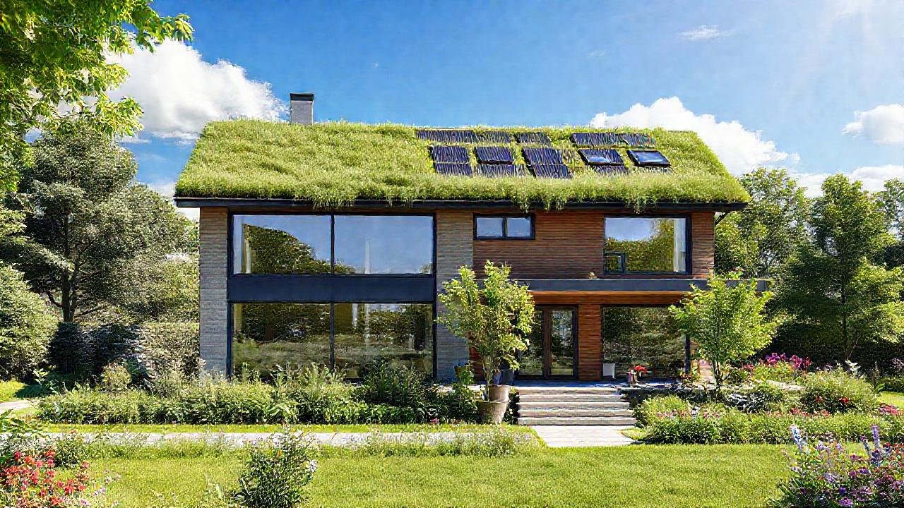 Casa moderna sostenible