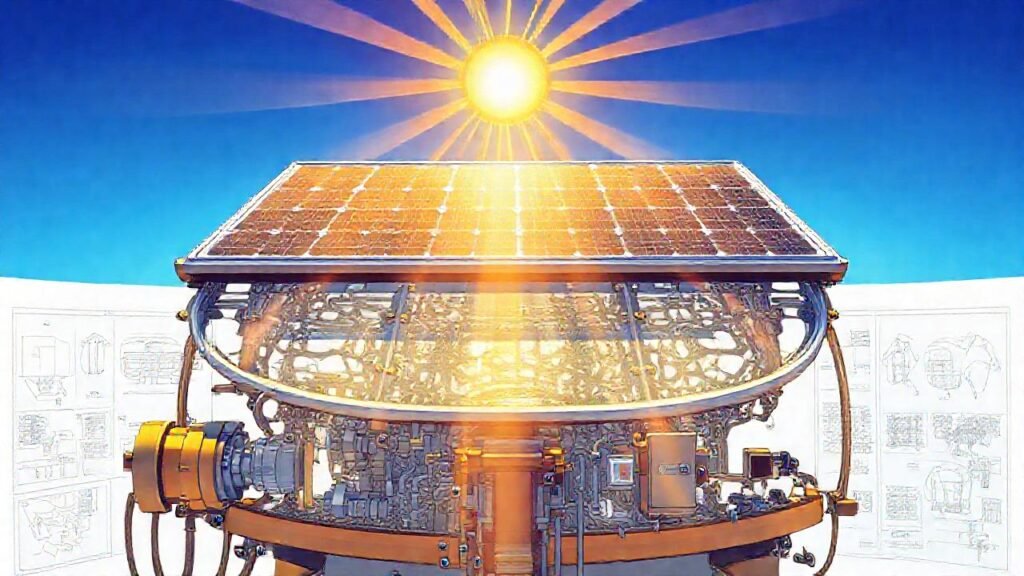 Concentrador solar: diseño mecánico detallado y preciso