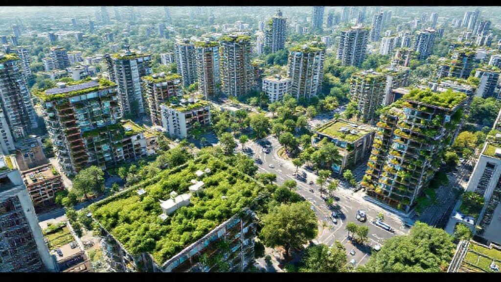 Una ciudad futurista