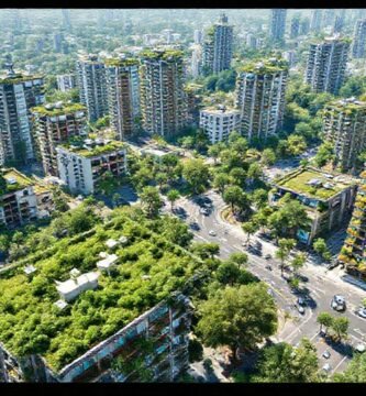 Una ciudad futurista