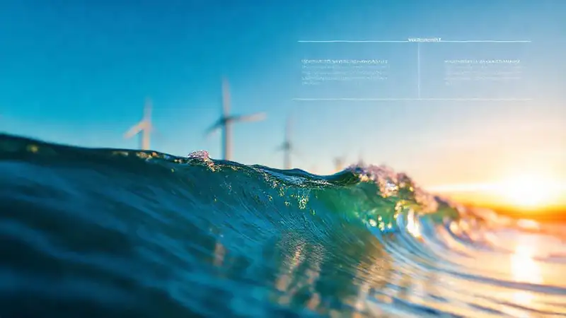 Olas marinas generan energía con turbinas