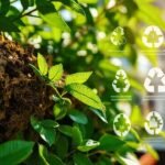 Materiales sostenibles en entorno tranquilo