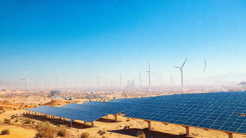 Energía limpia crea un futuro vibrante