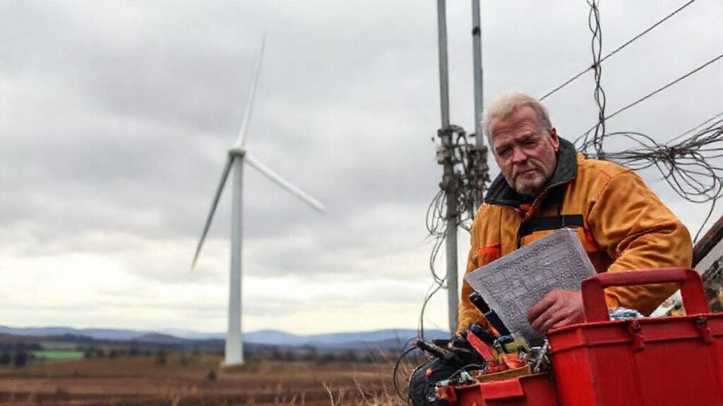 Técnico resuelve problemas con turbina en campo