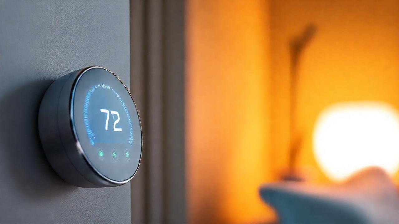 Termostato inteligente: diseño moderno, control por voz