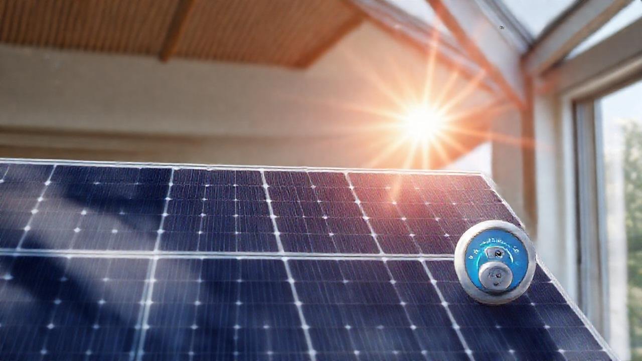 Un hogar moderno usa energía solar