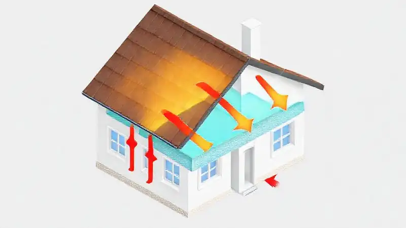 Infografía muestra eficiencia energética de la casa