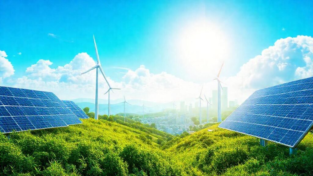 Energía limpia inspira un futuro sostenible