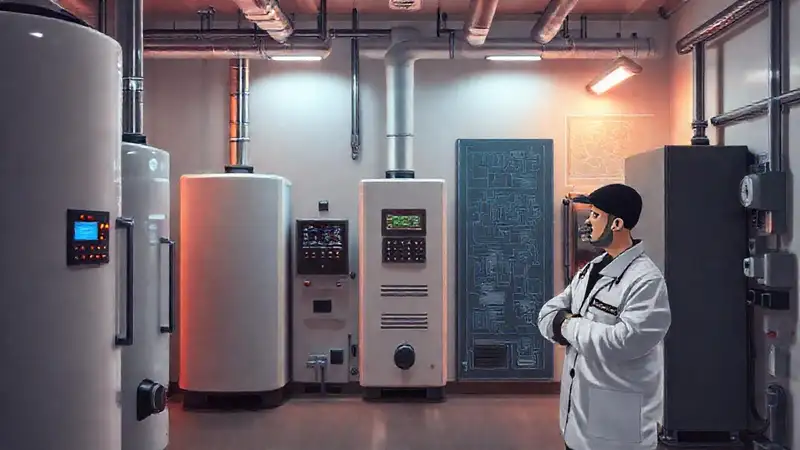 Técnico revisa la eficiencia del sistema
