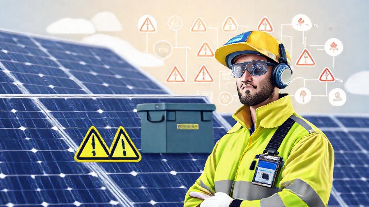 Soluciones solares profesionales monitorean energía de forma segura