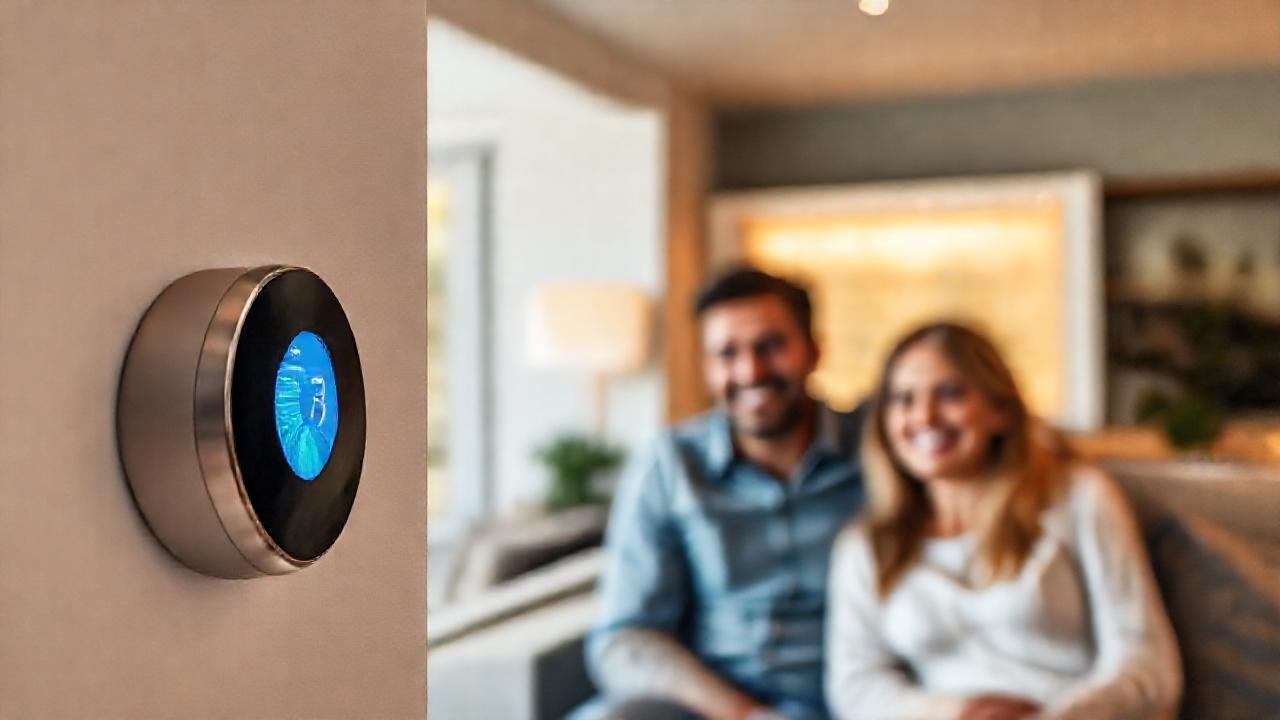 Termostato inteligente optimiza el hogar cálido