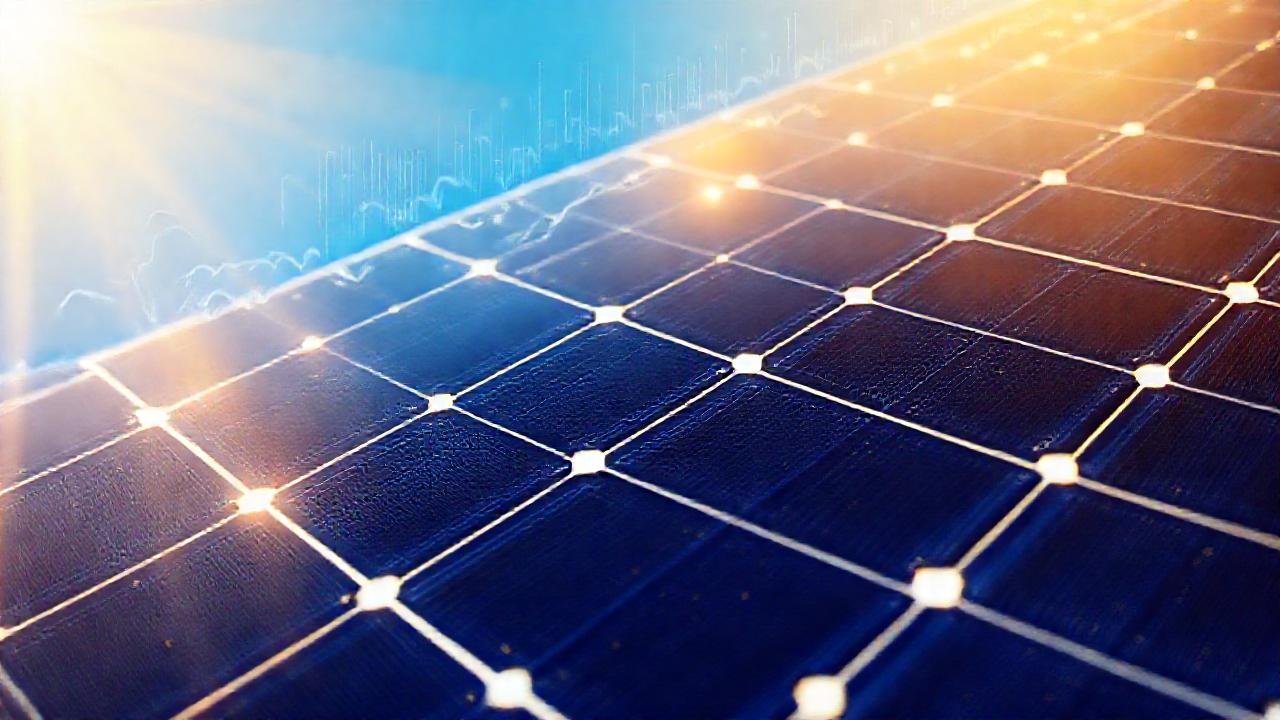 Paneles solares: eficiencia futurista y brillante
