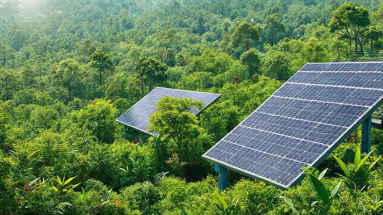 Energía solar ilumina un ecosistema próspero