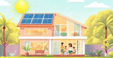 Una casa moderna alivia el calor