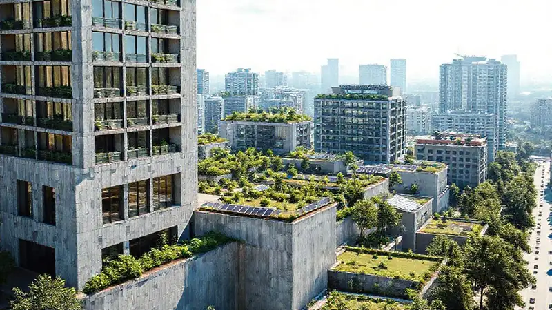Edificios modernos resisten el cambio climático