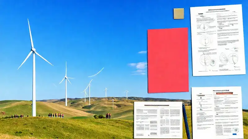 Turbinas eólicas generan energía sosteniblemente, protegida