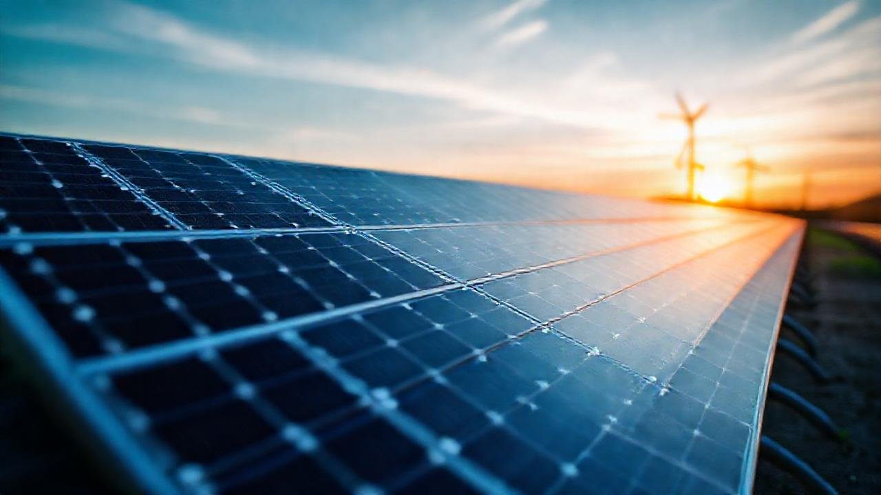 Energía solar sostenible y un futuro brillante