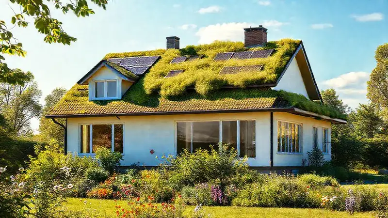 Una casa solar pasiva y luminosa