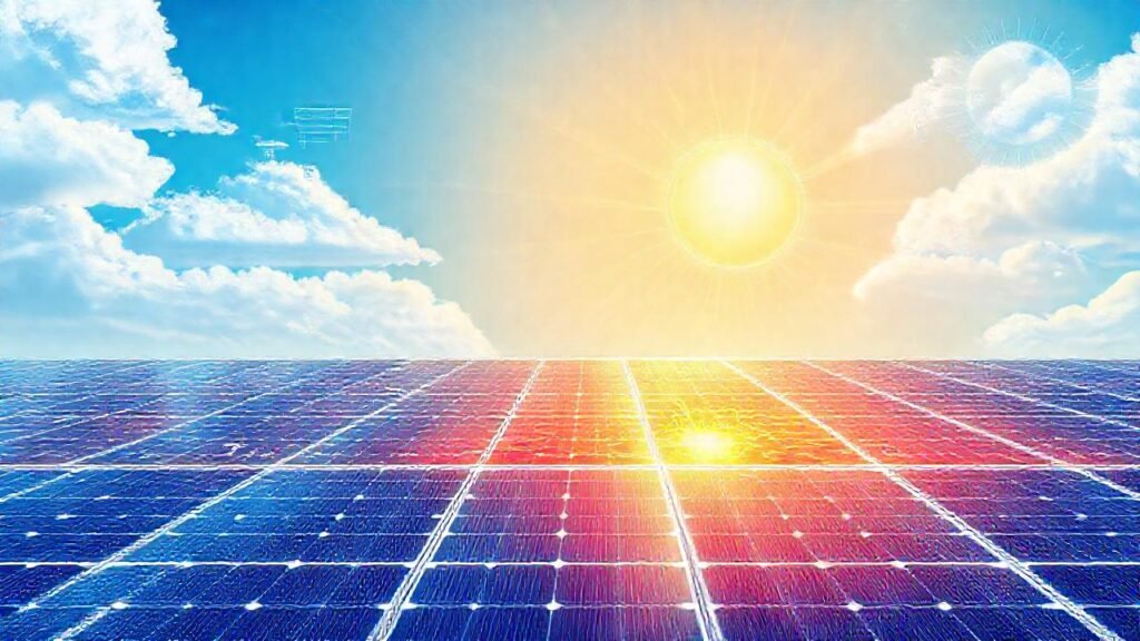 Paneles solares generan energía con diseño futurista