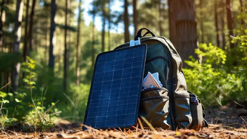 Kit solar en bosque sereno