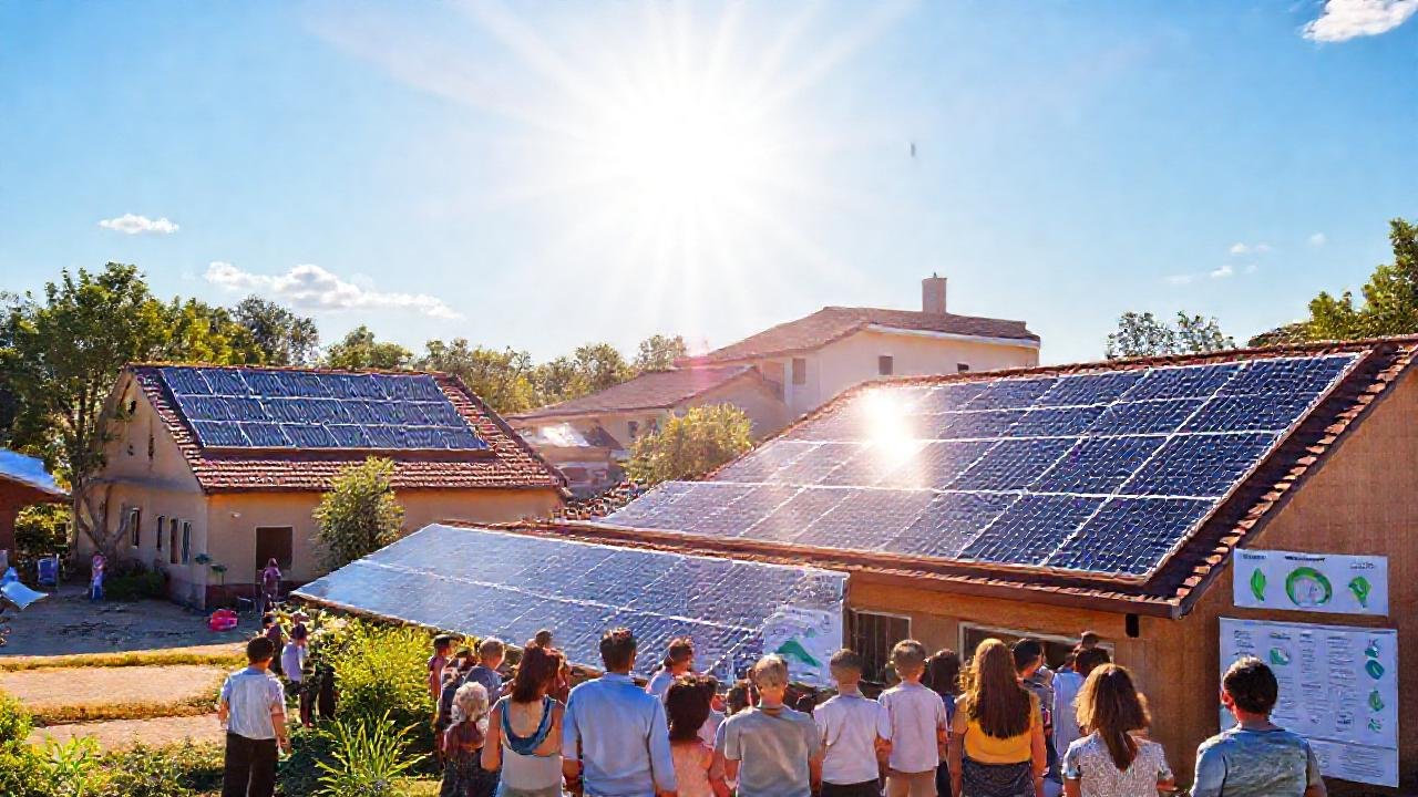 Energía solar impulsa hogares sostenibles y esperanza