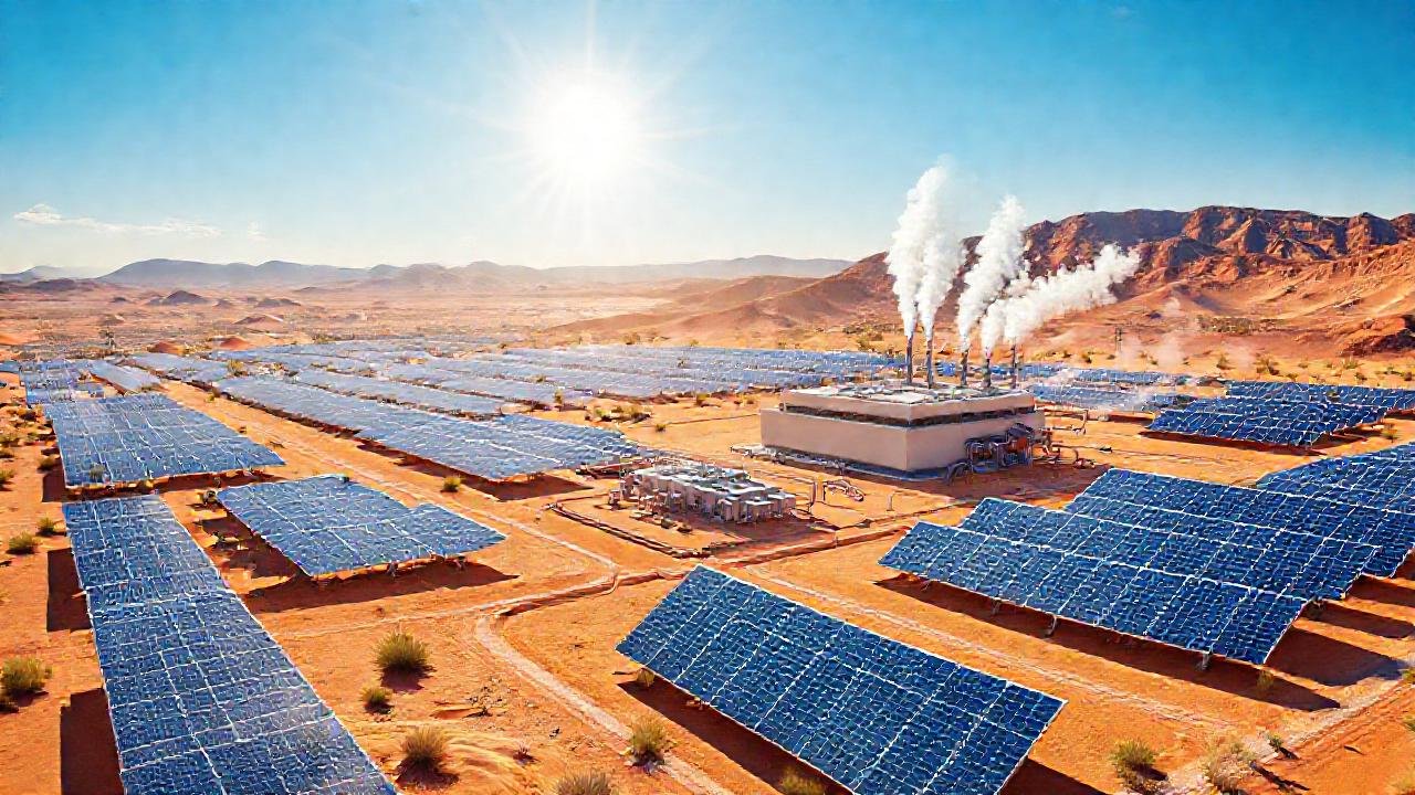 Paneles solares generan energía con vapor
