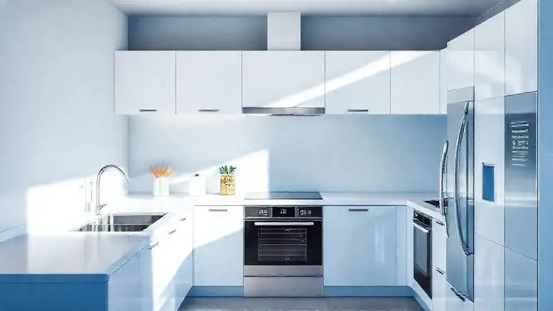 Cocina moderna, eficiente y minimalista