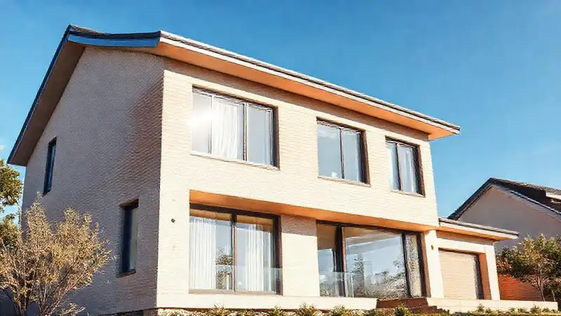 Casa moderna, luz y eficiencia
