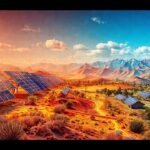 Paneles solares ilustran paisajes con eficiencia