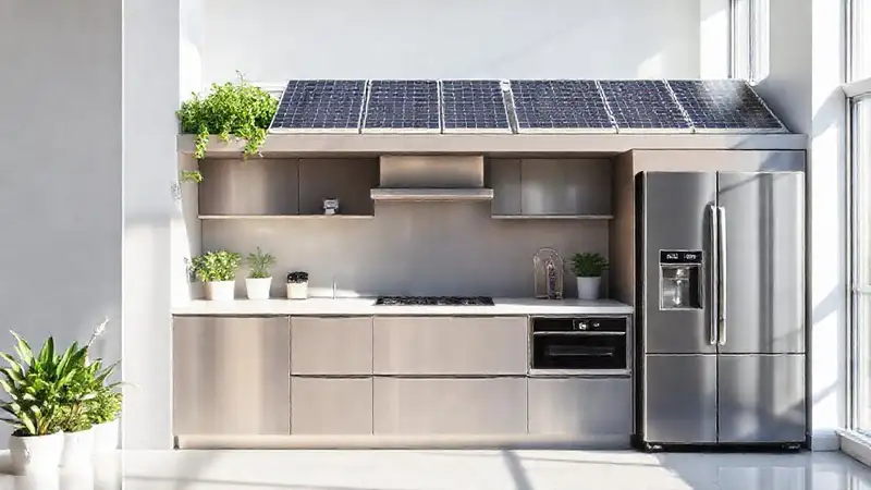 Cocina moderna, ecológica y luminosa