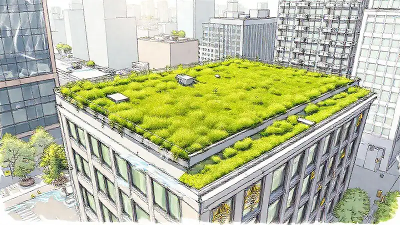 Techo verde urbano: diseño y seguridad