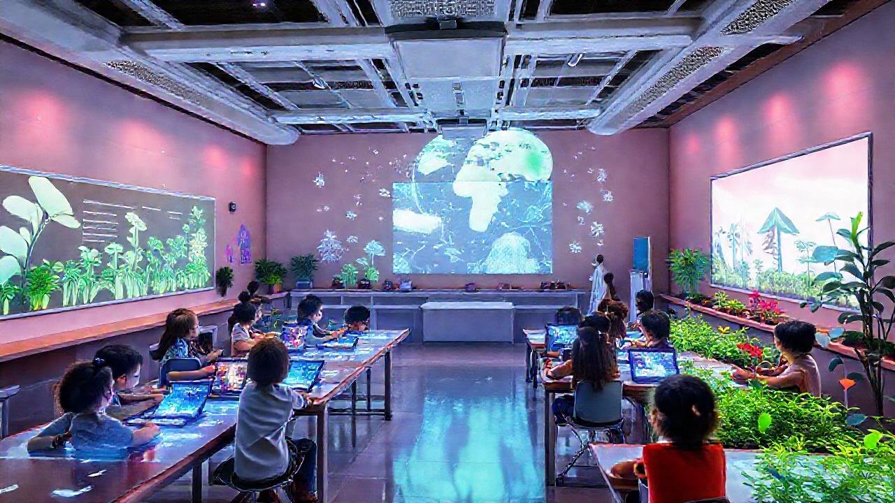 Un aula futurista fomenta el aprendizaje vibrante