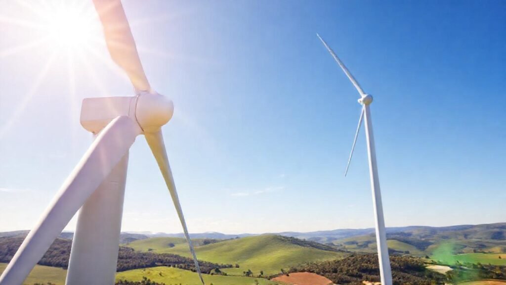 Turbina eólica genera energía limpia