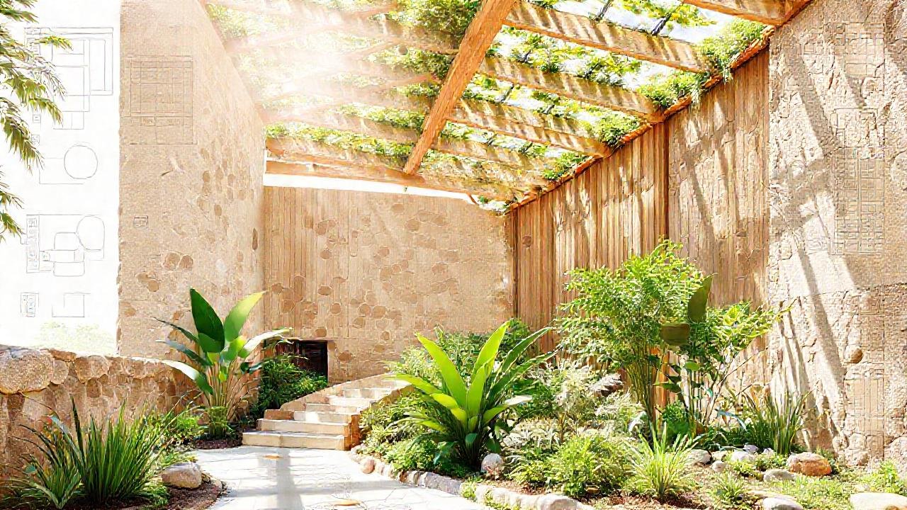 Arquitectura sostenible y luminosa en diseño moderno