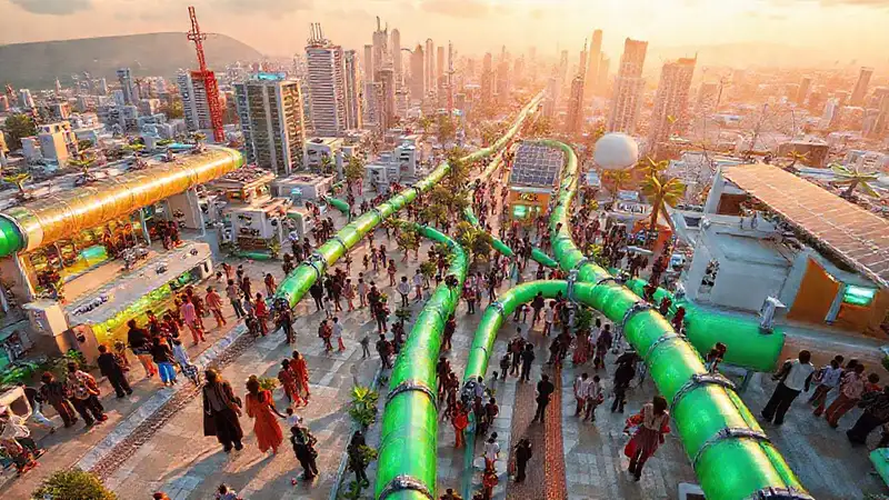 Ciudad futurista