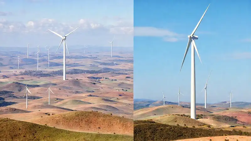 Turbinas alteran paisajes con efectos contrastantes