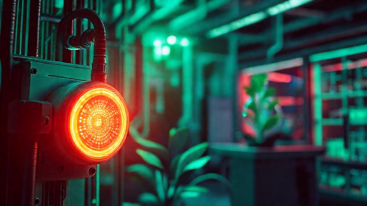 Un sensor ilumina plantas en laboratorio