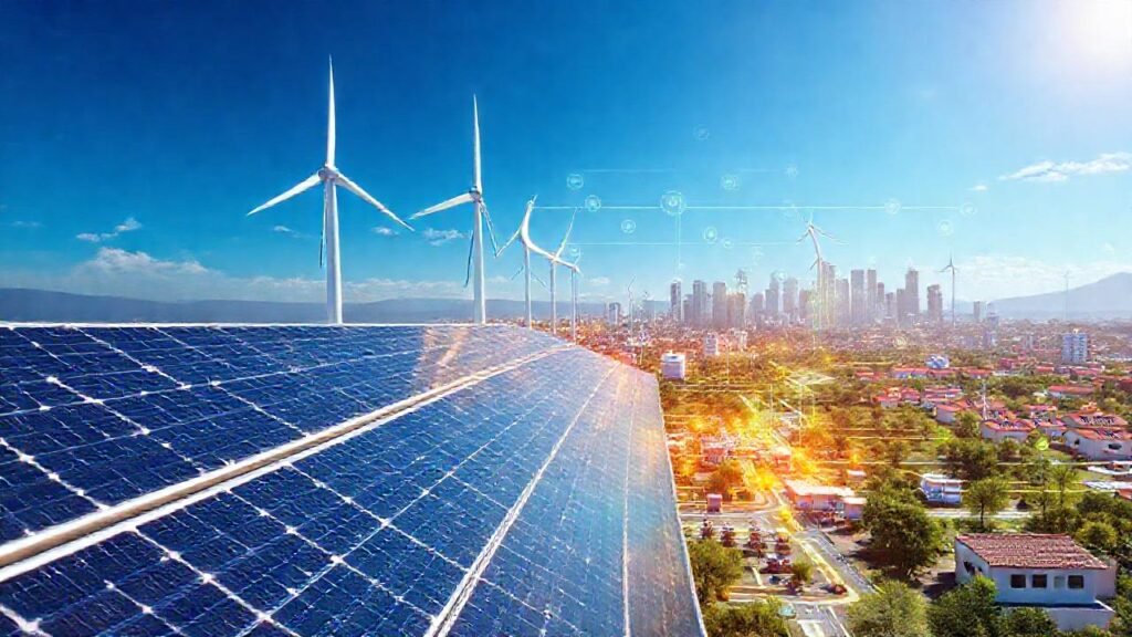 Energía limpia alimenta un futuro brillante