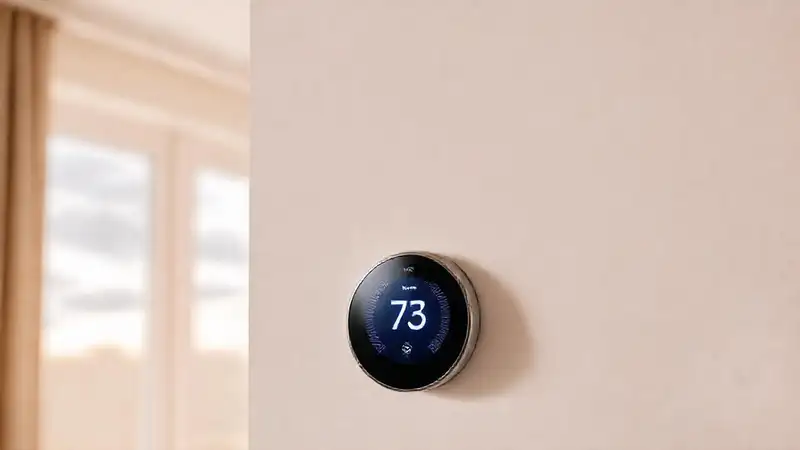 Termostato inteligente ilumina un hogar cálido