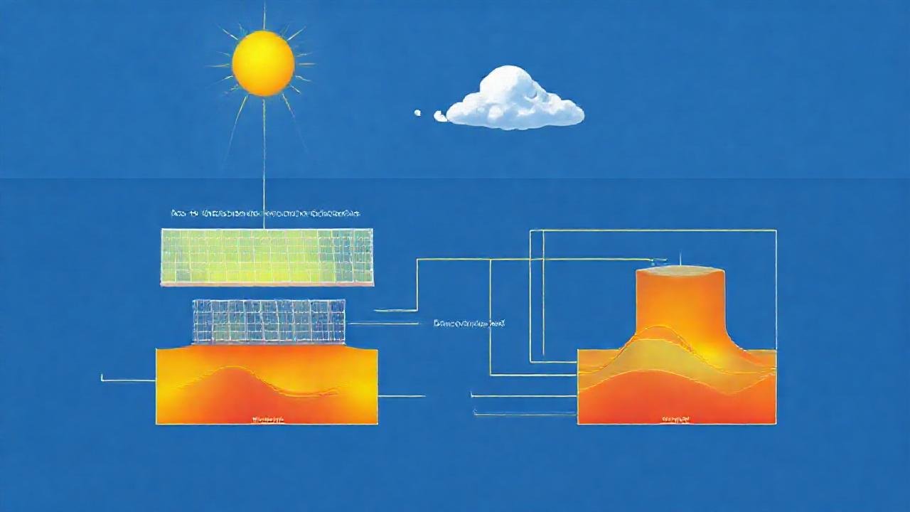 Almacenamiento solar usa colores para sistemas complejos