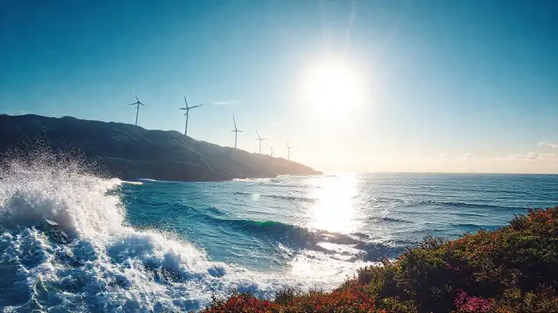 Turbinas generan energía limpia en la isla